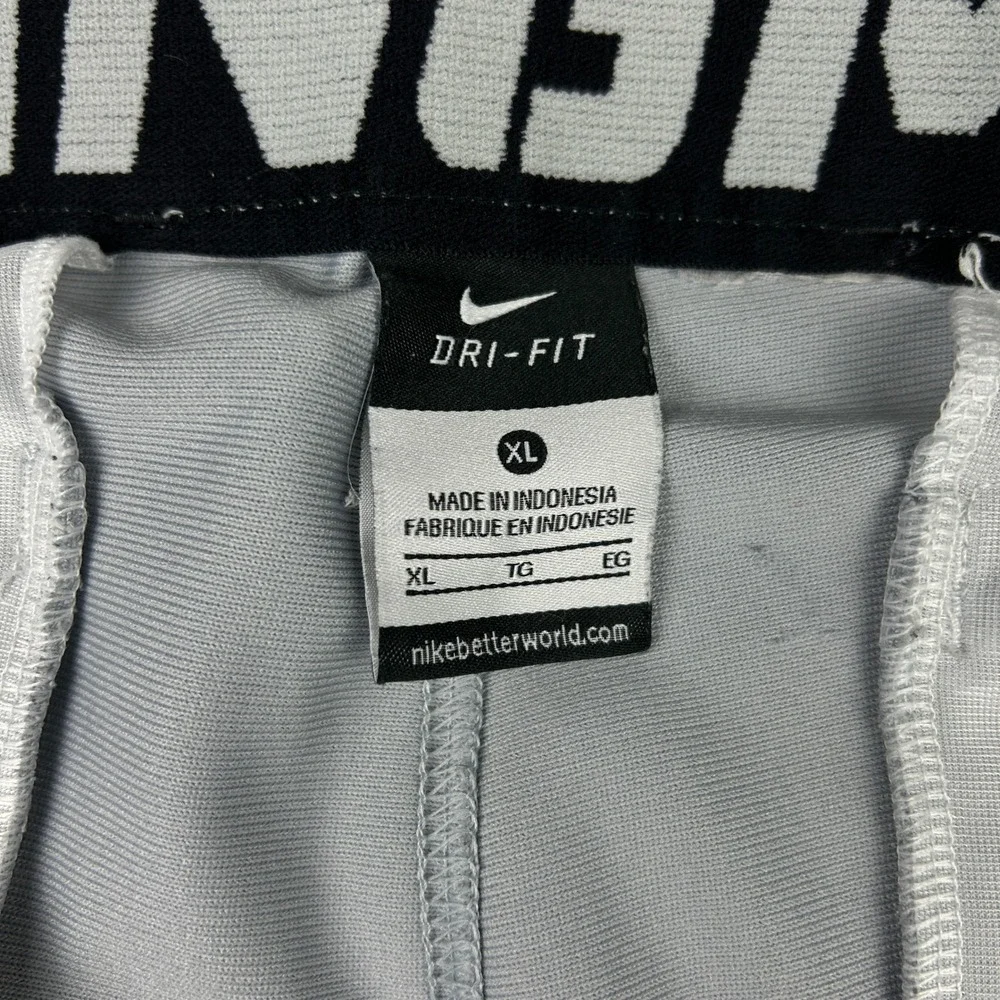 Nike Side Stripe Baseball Pants XL Grey Dri-FIT Swingman Sportswear Athletic